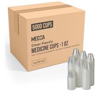 Clear Medicine Cups (1oz) - Pack of 5000 - Plastic Disposable Graduated Medicine Cups with Measurements for Medication Arts & Crafts Mouthwash and More