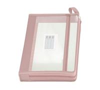 Clear Mesh Pouch, A4 Zipper Organizer Bag, Double Layer Storage Folder, Portable Mesh File Holder, for Stationery Homework Papers Notebooks Board Games School Office Travel Document Storage