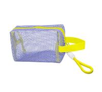Clear Meshes Cosmetic Organizers Pouches Makeup Perfect for Gym Beach and Commuting Holds All Essential Eight Angled Makeup