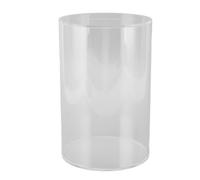Clear Money Bank Large Capacity Drop Transparent Acrylic Saving Jar for Kids Adults, Multipurpose Ballot Tip Box with Cylindrical Design (Small)