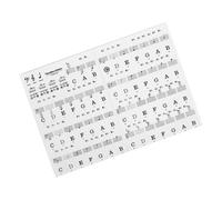 Clear Music Learning Sticker Reusable Training Tool 88 61 54 Keys Electronic Piano Staff Notation