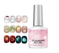 Clear Nail Gel - 10ml 3D Painting Builder, Glossy DIY Manicure Gel Kit