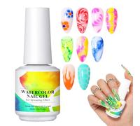 Clear Nail Polish, 15ml Clear Blossom Fingernail Gel For Women, Spreading Effects, Portable Lightweight Uv Nail Polish For Travel, Outdoor, Home, Business Trip, School