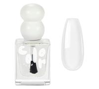 Clear Nail Polish - 2-in-1 Quick Dry Top Coat & Base Coat - High Glossy Transparent Nail Polish - Water-Based Long Lasting Nail Varnish - No Cure Needed Strengthening Nail Varnish for Women