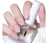 Clear Nail Varnish - High Glossy Clear Nail Polish - Transparent Air Quick Dry Long Lasting Nail Varnish - 2 In 1 Base Coat & Top Coat Nail Polish For Manicure Women DIY