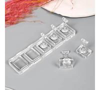 Clear Nails Display Tray 5 or 10 Slots Surfaces Optimal for Salon Demonstration and Photography Transparent None Stand
