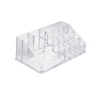 Clear Nails Polished Organized Acrylic Display Stand Cosmetic Holder For Makeup Brush Storage Solution Clear Nail Polished Rack