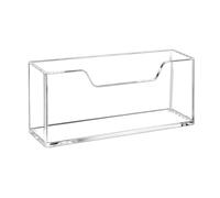 Clear Napkin Holder,Acrylic Napkin Holder for Table,Vertical Napkins Holder,Plastic Tissue Box,Transparent Storage Box for Home(25x11x7cm)