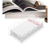 Clear Napkin Holder,Elegant Towel Tray for Restaurant | Modern Acrylic Cocktail Napkin Holder Tray for Table, Kitchen, Bathroom