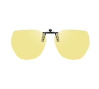 Clear Night Driving Glasses | Clip On Anti-Reflective Polarized Lenses | Night Glasses for Clear Vision | For Cycling Motorcycle Running Fishing Hiking Hiking Mountaineering Outdoor Sports Safety