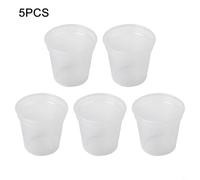 Clear Nursery Pots for Easy Plant Observation and Transplanting, Featuring Transparent and Flexible Design with Multiple Drainage Holes to Support Root Health ((with tray) #10cm)