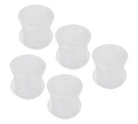 Clear Nursery Pots for Plant Monitoring and Transplanting, Transparent Design for Water and Soil Checking, Flexible Walls and Drainage Holes to Support Healthy Roots (((with tray) #15cm)