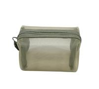 Clear Nylon Mesh Cosmetic Bags Cute Women Small Makeup Bags Organizer Case(Green)