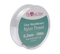Clear Nylon Thread 0.2mm 100m - Invisible String for Hanging Decorations