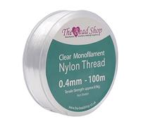 Clear Nylon Thread 0.4mm 100m - Invisible String for Hanging Decorations