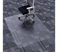 Clear Office Chair Mat for Carpet -Plastic Protector for Low/Standard/No Pile Floors Easy Rolling Eco-Friendly 60x100 cm Ideal for Home & Office Use