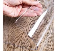 Clear Office Chair Mat Non Slip 1.5mm Transparent PVC Floor Protector 65/85/95/105/125/145cm for Home Office Wooden Floors FANDIAO