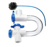 Clear P Trap - Durable 3/4 Inch Clear Condensate Traps | Reliable Condensatre U Trrap | PVC Condensate Trap Ideal for HVAC Systems Drainage Air Conditioner Maintenance Setup