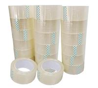Clear Packing Tape 48mm x 66m Cellotape Strong Heavy-Duty Sticky Packaging Box Tape Sellotape Crystal Clear Tape Rolls Packing Tape For Tape Dispenser Tape Gun Cardboard Boxes For Moving (12)