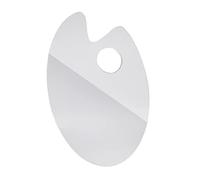 Clear Paint Palettes For Acrylic Painting French Oval/Square Transparent Art Paint Pallet Holder Tray For Artist Painter Acrylic Palette Tray Palette Paper/knife-acrylic Set Stay-wet