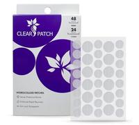 Clear Patch Hydrocolloid Acne Pimple Patches (72 Pack) - Invisible Spot Stickers for Face & Body with Tea Tree & Salicylic Acid - Fast-Acting Overnight Blemish Treatment - Vegan & Cruelty-Free