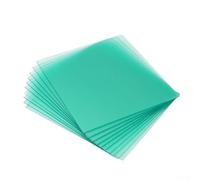 Clear Pc Welding Protective Replacement Lens Plate Material Welding Helmet Drop Fire Resistant for Cover Anti Multiple(138 * 126mm)