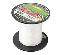 Clear PE Fishing Line, 500m Strong Abrasion Invisible Wire - Super Tensile Strength, Smooth, Perfect for Freshwater and Saltwater (No. 1.5 white)