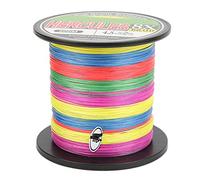 Clear PE Fishing Line, 500m Strong Abrasion Invisible Wire - Super Tensile Strength, Smooth, Perfect for Freshwater and Saltwater (No. 4.5 colorful 10 meters 1 color)