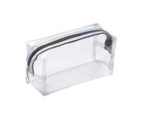Clear Pencil Case, Large Transparent Plastic Pen Pencil Bag Makeup Pouch Travel Cosmetic Bag,School Supplies for Teenage Boys Girls Women