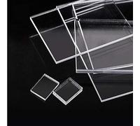 Clear Perspex Acrylic Glass Plastic Sheet Custom Cut to Size 900mm x 550mm (2mm Thickness)