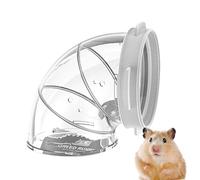 Clear Pet Tunnel Pipe - 20cm Small Animal Tube, Heavy Duty Clear Passage | Interactive Play Channel for Rodents for Cage Exercises, Running,