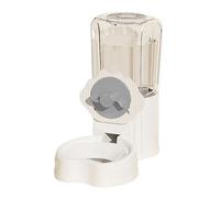 Clear Pet Water Dispenser Stable Construction Dog Cats Food Feeder For Indoor Cage Kennel Use Screw Hanging Feeding Bowl Large Capacity Pet Waterer