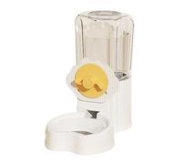 Clear Pet Water Dispenser Stable Construction Dog Cats Food Feeder For Indoor Cage Kennel Use Screw Hanging Feeding Bowl Large Capacity Pet Waterer