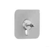 Clear Picture Hanging Strips No Drill Heavy Duty Wall Hooks for Frames Mirrors up to 20lbs Damage Free Removable for Bathroom Kitchen Home Decor PVC 6x6cm(6*6,8mm)