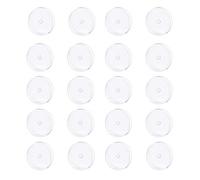 Clear Piercing Disc for Piercing Bump,Nose Piercing Bump Treatment Pressure Silicone Earrings for Keloids Healing Pads Belly Button Piercing Kit Nose Piercing Bump Treatment (7MM 20PC)