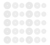 Clear Piercing Disc for Piercing Bump Silicone Healing Non Pull Piercing Discs Pressure Silicone Earrings Clear Disc Pads for Keloids Healing Pads Belly Button Piercing Kit, 30Pcs 5mm/7mm/9mm,