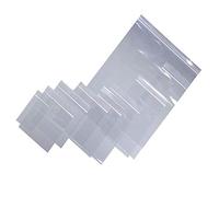 Clear Plain Grip Seal Bags Poly Plastic Plain Heavy Duty Strong Easy Grip bags (1000, SIZE 0 (38x64 mm))