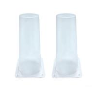 Clear Plastic Bat Excluder with Tapered Geometry for Effective One-Way Exit in Residential Roofline Openings (2pcs)