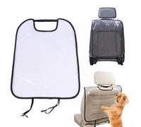 Clear Plastic Car Seat Back Protector Kick Mat Cover 58 x 42.5 cm for Dirt and Mud Resistance | Shield Compatible with Most Vehicle Models to Guard Against Scuff