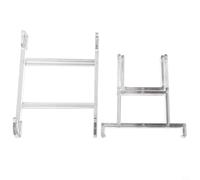 Clear Plastic Easel Stand Offering a Solution to Showcase Your Favorite Pictures or Art Displays at Home (Transparent)