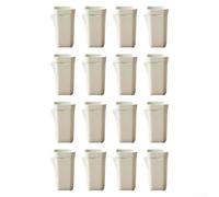 Clear Plastic Flower Pots Self watersing Planters with Visible waters Level for Propagation Station Containers African Violet Pots Small Potted Plants(16pcs small)