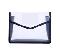 Clear Plastic Folders， 20pcs PVC Multicolor A5 File Folders Document Organizer 25x6x19cm(White)