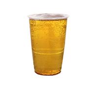 Clear Plastic Half Pint Cups Disposable Beer Glasses Tumblers (50)