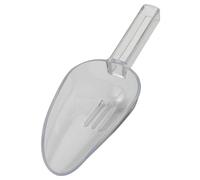 7oz Clear Plastic Drainer Scoop