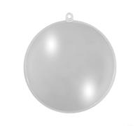 Clear Plastic Ornament Balls for Crafting Holiday Memories Perfect for Family Fun Activities (10cm)
