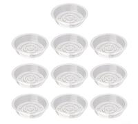 Clear Plastic Plant Saucers, Transparent PET Drip Trays for Indoor Flower Pots, BPA Recyclable Water Catcher Plates, 6/8/10/12 Inch(8Inch)