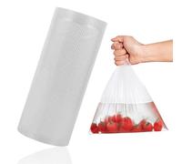 Clear Plastic Produce Bag, Food Storage Bag on a Roll, for Bread, Vegetable, Fruits and Meat, Refrigerator Storage, Kitchen, Supermarket (12cmx500cm)
