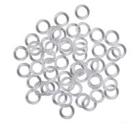 Clear Plastic Roman Blind Curtain Rings 16mm Outer Diameter For Vertical Blinds Window Treatment Hardware Cord Guides Transparent 11mm Inner Hole Parts Pack Of 20 50 Or 100 Pieces Home Decor(20pcs)
