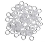Clear Plastic Roman Blind Rings 11mm Size Suitable for Cord Guides (100pcs)
