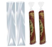 Clear Plastic Rug Storage Bags, 4-Pack No Vent Holes Protective Cover for Packing & Storing Carpets/26x130 Inch